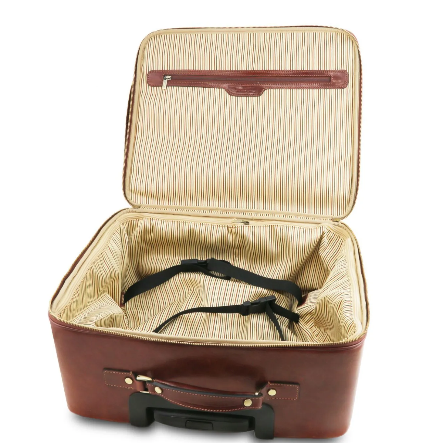 Zwei Rollen Pilotenkoffer aus Leder